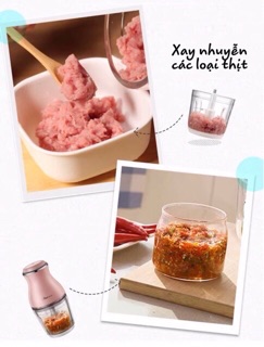 Máy xay đa năng BEAR 0,6l,máy xay ăn dặm cho bé