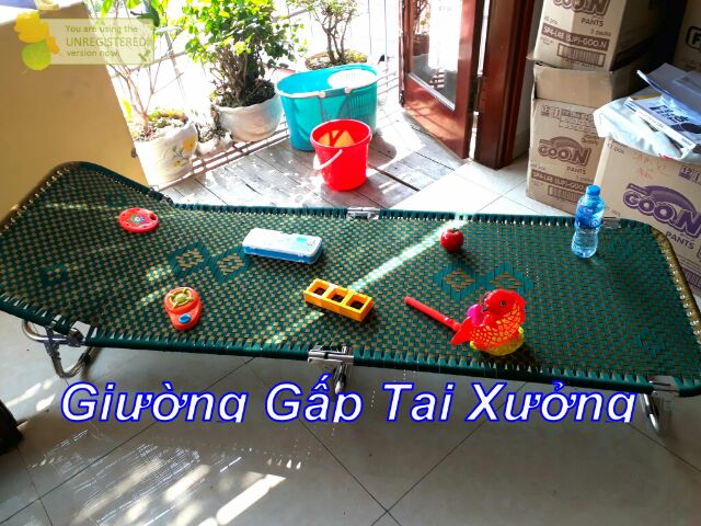 Giường gấp đep khung inox. | BigBuy360 - bigbuy360.vn