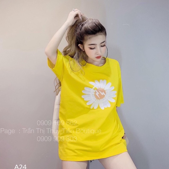 Áo thun ( phôm rộng unisex) free size < 70kg