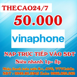 Thẻ cào vina 50k nạp không cần otp- siêu nhanh - siêu rẻ