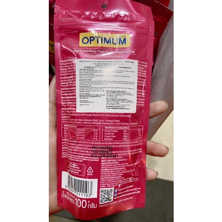 Thức Ăn Cho Cá Kiểng Viên Nhỏ OPTIMUM 100g