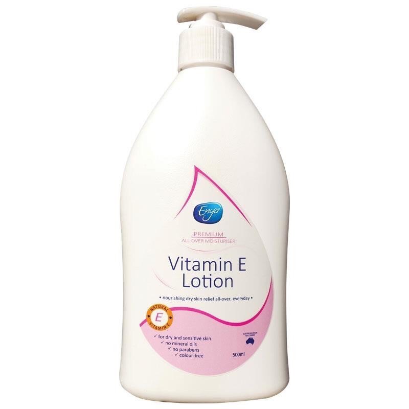 Kem dưỡng thể Enya Vitamin E Lotion 500ml.Hàng xách tay ÚC