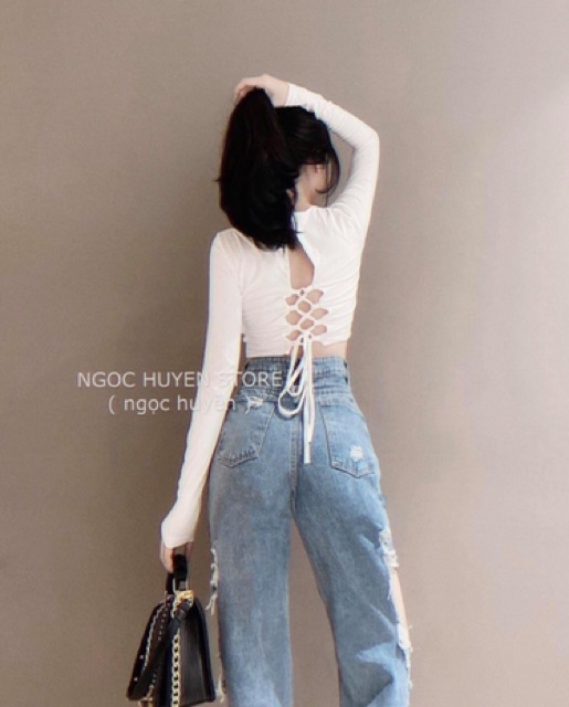 Quần baggy jean rách cá tính 137, kèm ảnh thật chụp sàn | BigBuy360 - bigbuy360.vn