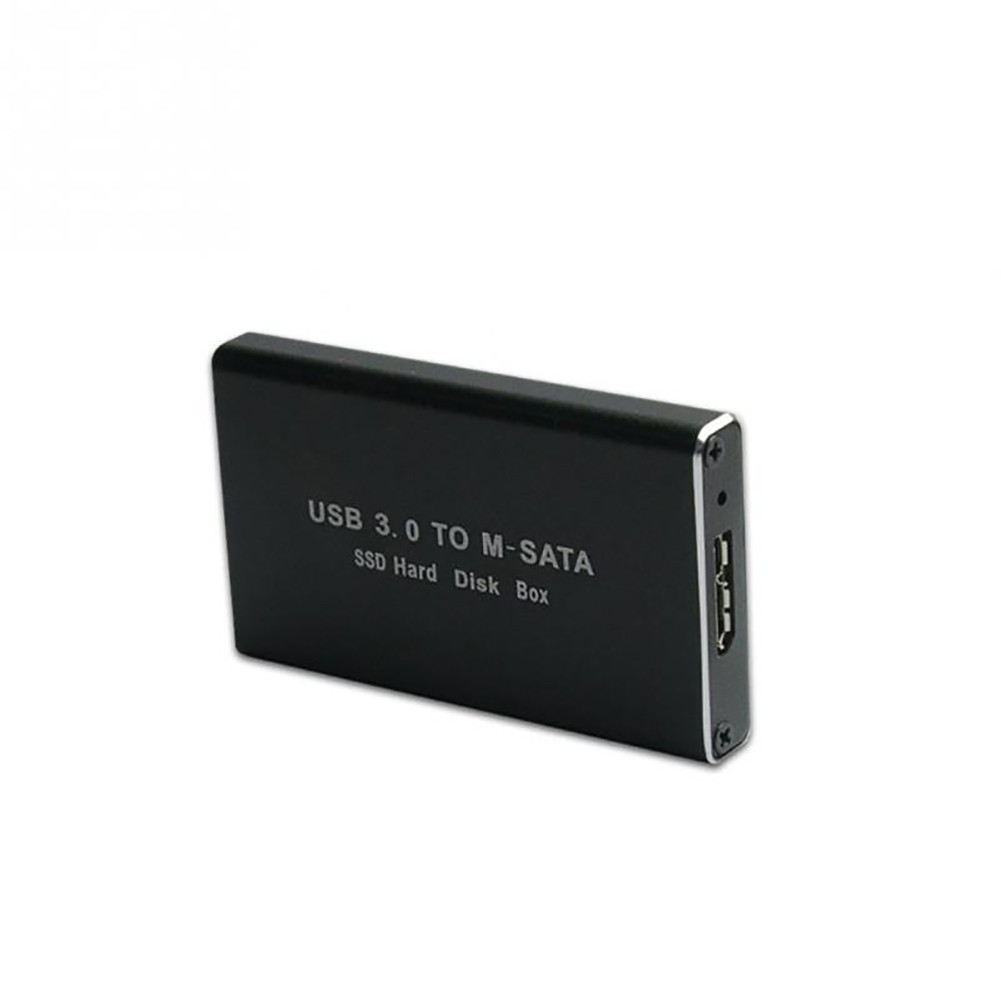 Vỏ nhôm đựng ổ cứng ngoài SSD từ đầu MSATA sang đầu USB 3.0