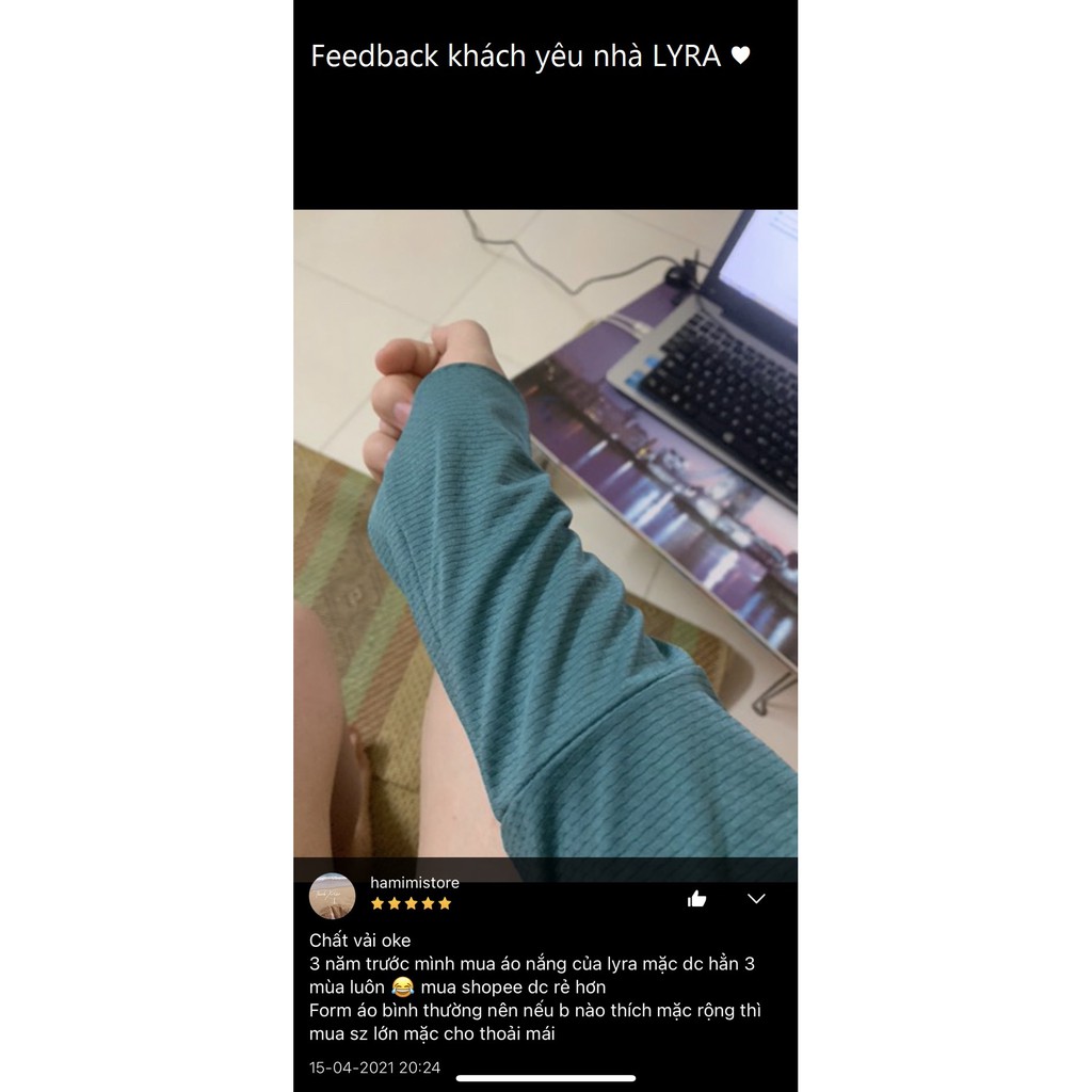 Áo khoác chống nắng nữ LYRA dáng ngắn thời trang vải Nhật thấm hút mồ hôi, thoáng mát chống tia UV-VSYAK0017 | BigBuy360 - bigbuy360.vn