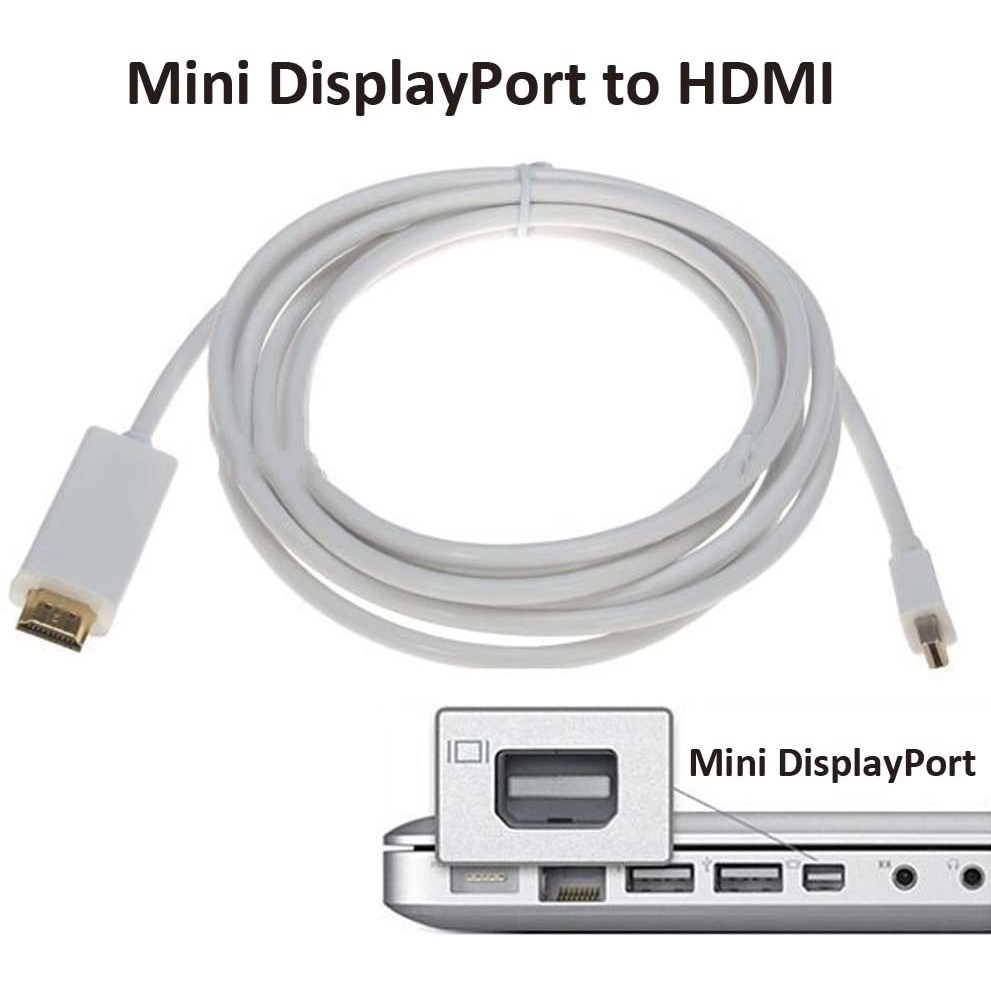 Cáp Chuyển Đổi Thunderbolt Mini Display Port Sang Hdmi 1.8m / Mini Dp Sang Hdmi-1.8M