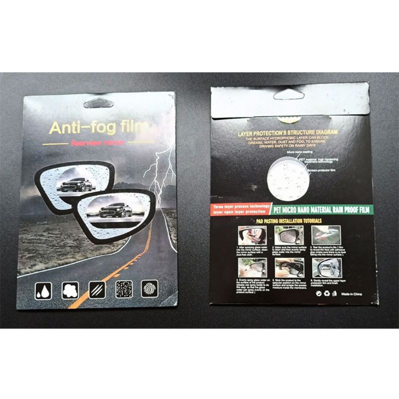 Miếng Dán Bảo Vệ Cửa Sổ Xe Hơi Chống Sương Mù / Mưa Hình Oval