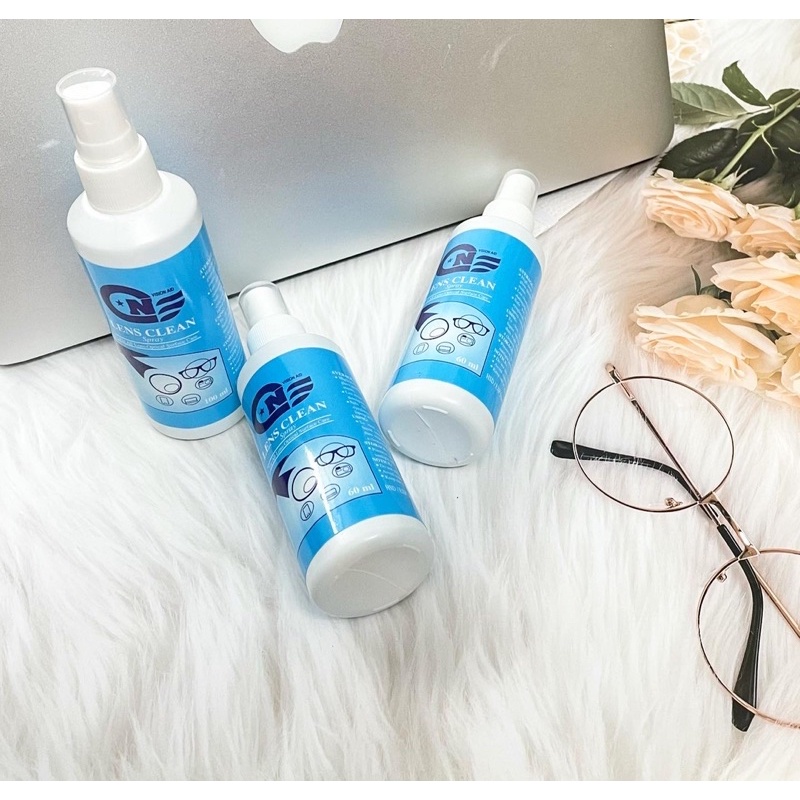 Nước rửa kính, nước làm sạch vệ sinh mắt kính Kixu.glasses chai lớn 100ml