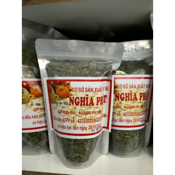 Hạt bí XANH cao cấp NGHĨA PHÁT -HSD:2024