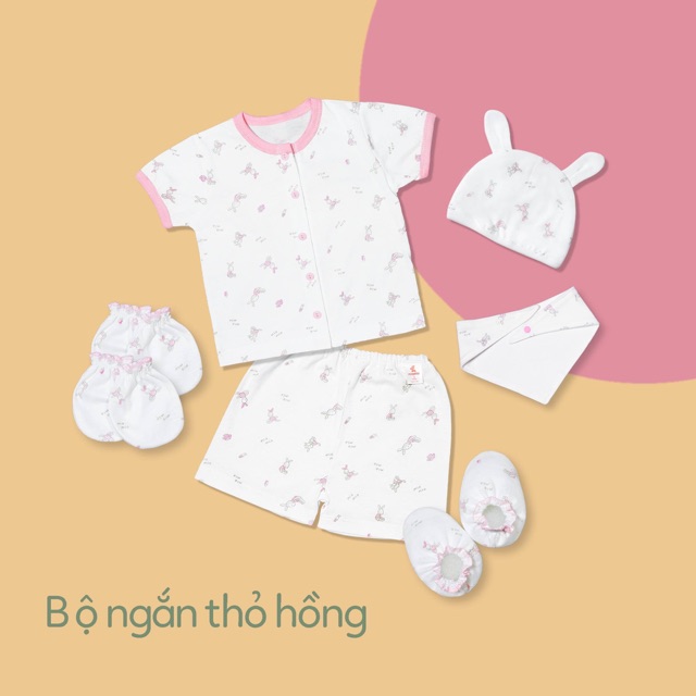 Bộ ngắn tay hình thỏ Miomio