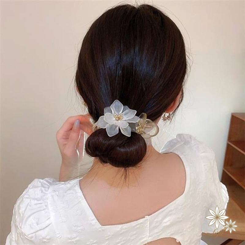 【kifli】Kẹp Tóc Đính Nơ Thời Trang Hàn Quốc Cho Nữ