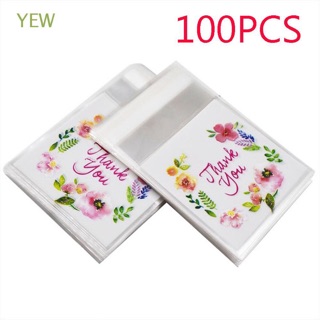 Set 10 túi đựng kẹo hoặc quà tặng họa tiết chữ thank you xinh xắn