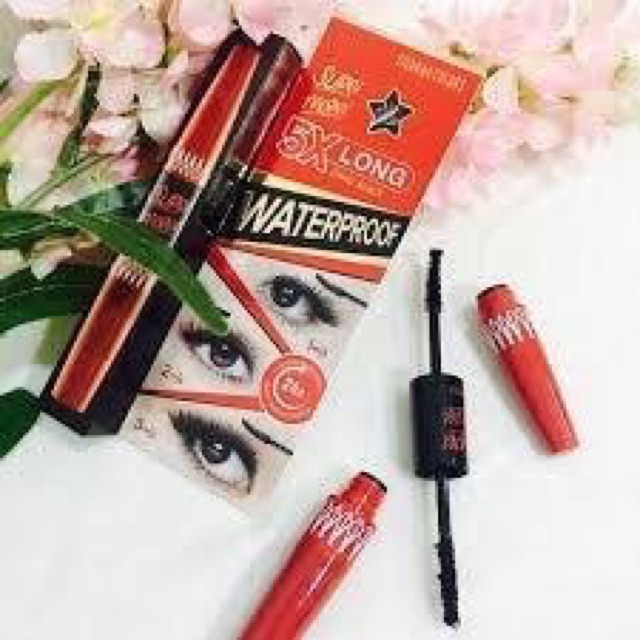 Mascara 2 đầu nối mi sivanna Super model 5x