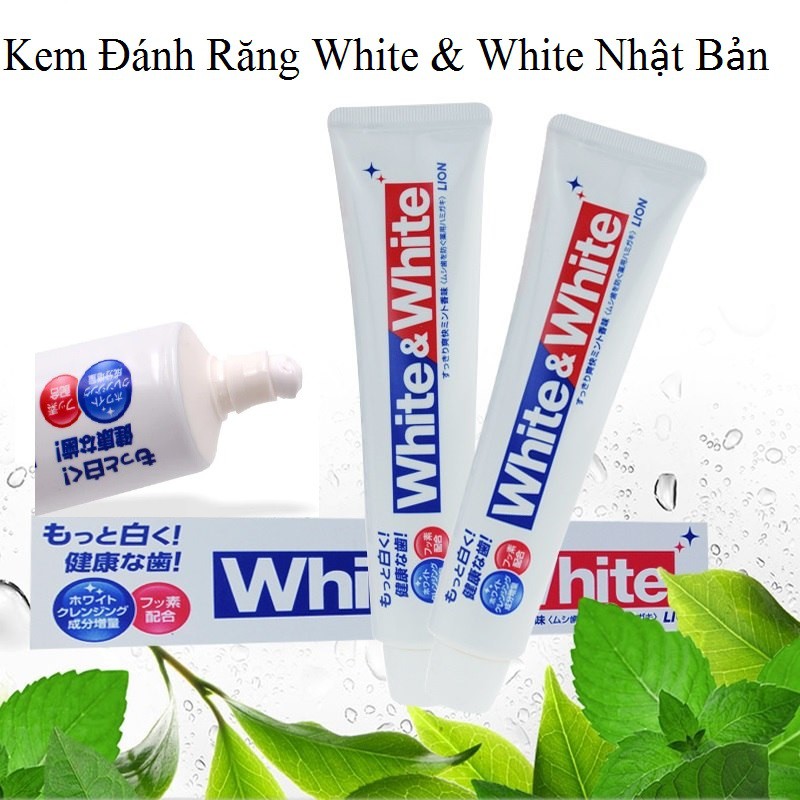 Kem Đánh Răng White &amp; White Nhật Bản