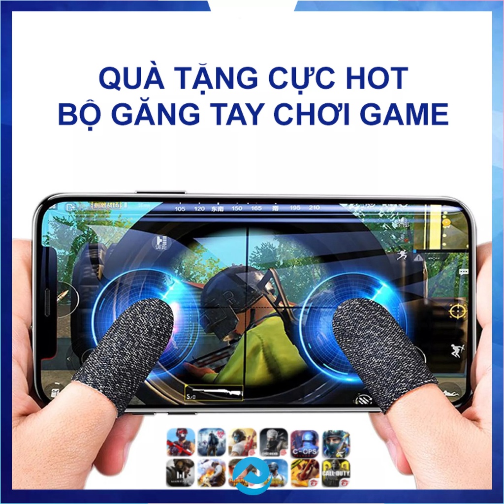 Quạt tản nhiệt điện thoại Gaming RGB - TẶNG BỘ GĂNG TAY GAME THỦ, Quạt làm mát có sò lạnh tản nhiệt siêu nhanh