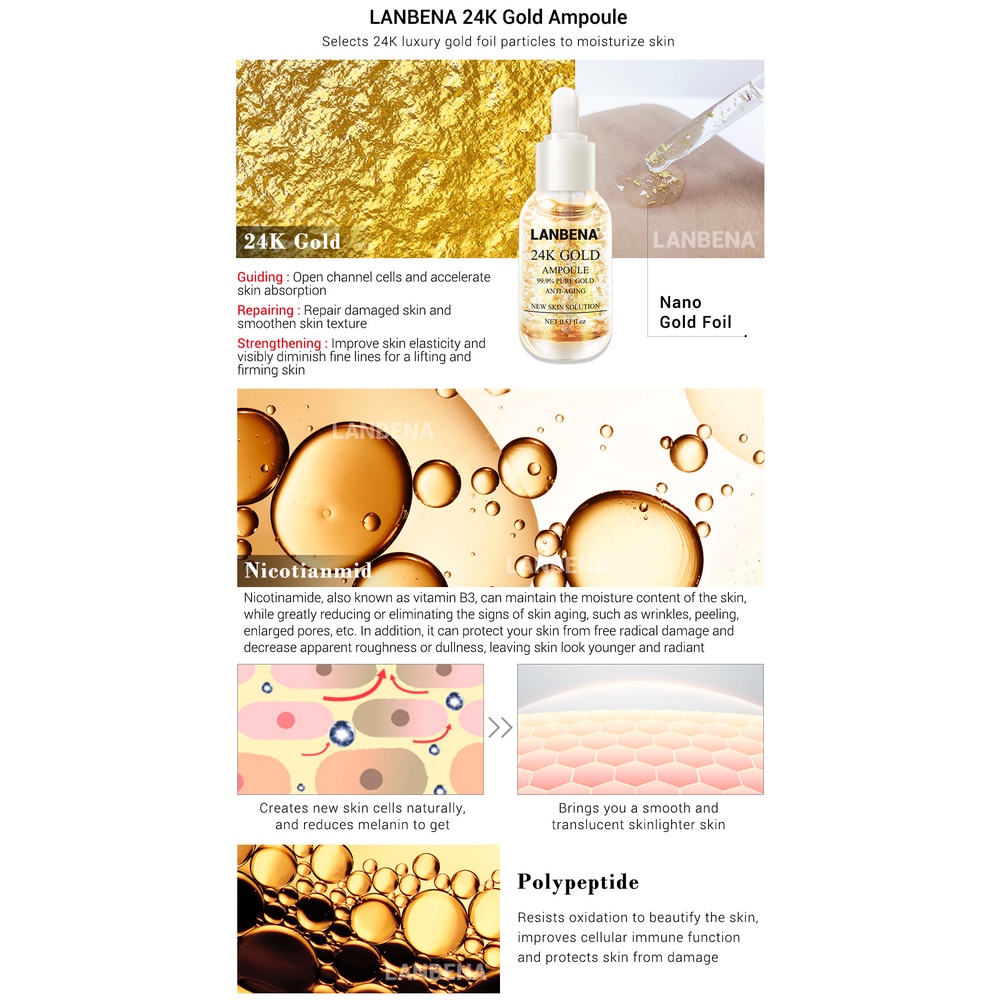 Tinh chất vàng 24K Poise 15ml | BigBuy360 - bigbuy360.vn