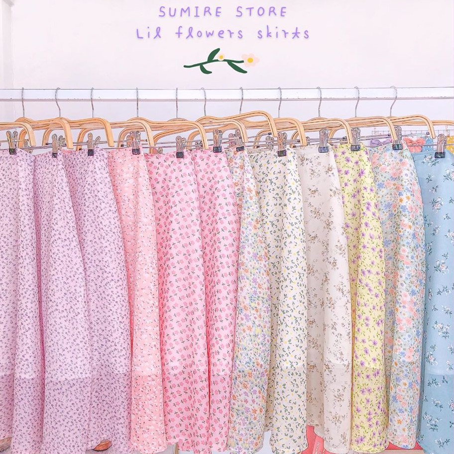 Sumire Store Chân váy voan hoa nhí | BigBuy360 - bigbuy360.vn