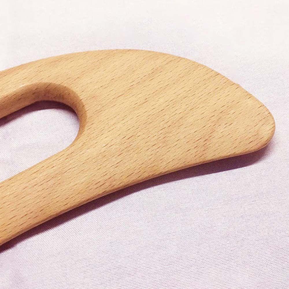 Dụng Cụ Mát Xa Gua Sha Bằng Gỗ Giúp Giảm Nếp Nhăn Và Nâng Cơ Thể