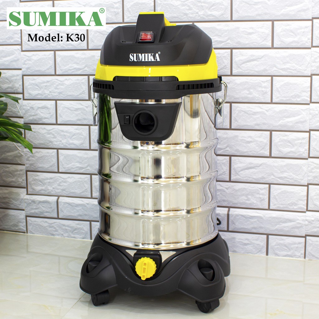 4 Mẫu Máy hút bụi công nghiệp Sumika K20,K20A,K30,K50 - 1500W-1600W-1800W (Hút khô và hút nước thổi) bảo hành 1 năm