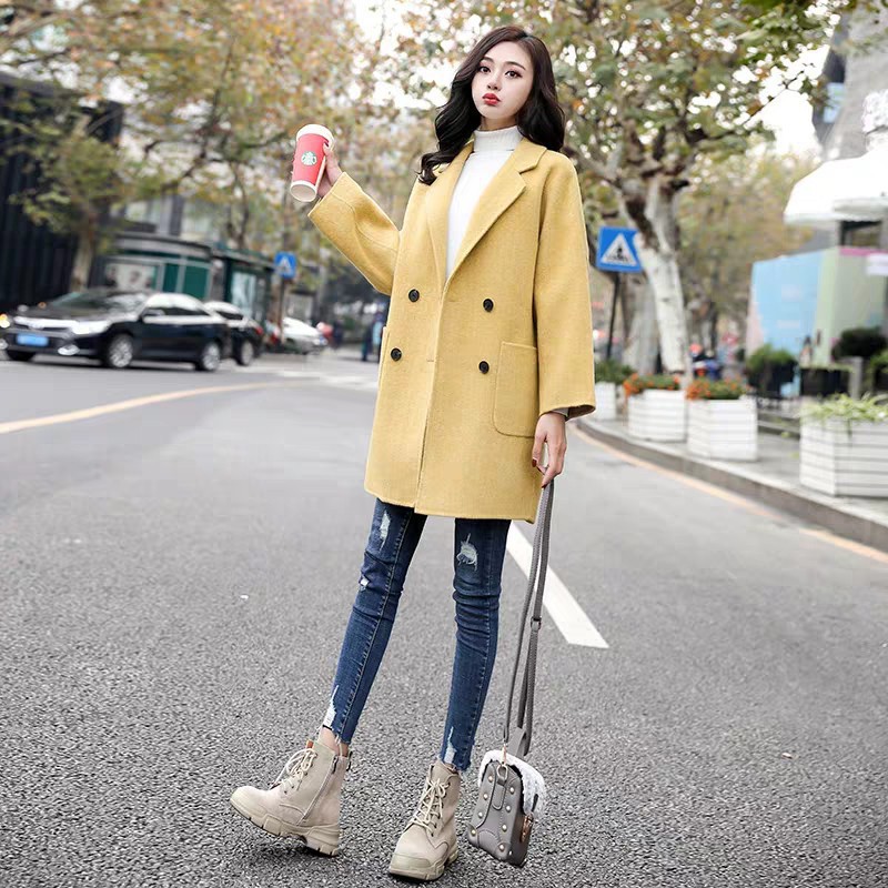 áo dạ thu đông Hàn