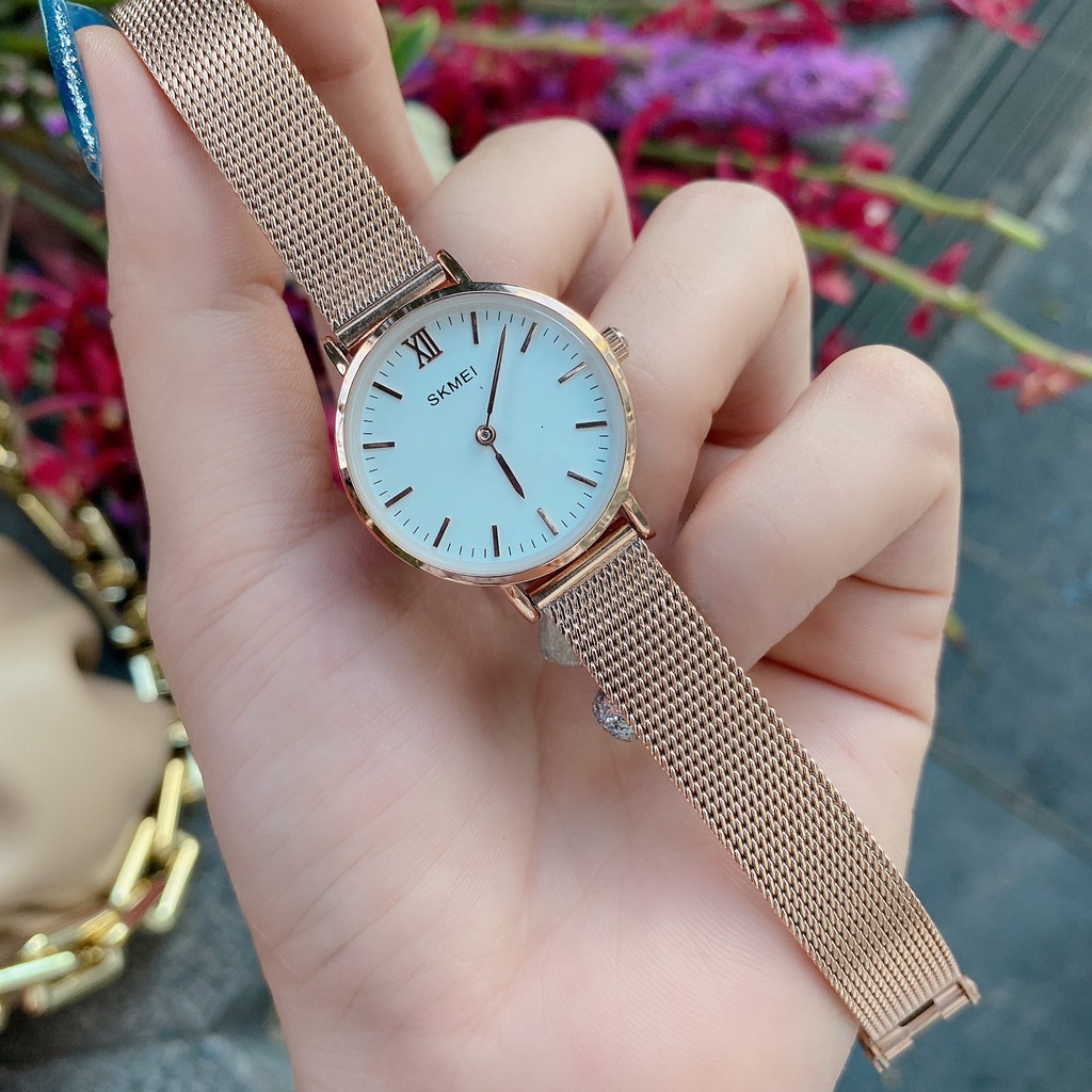 Đồng hồ nữ SKMEI 1185 dây kim loai ( 3 màu ) | BigBuy360 - bigbuy360.vn