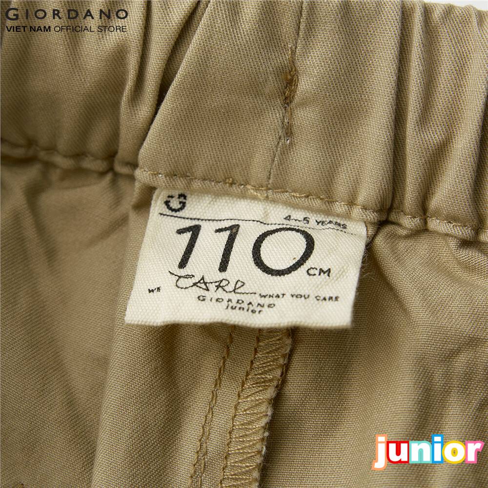 Quần Shorts Kaki Trẻ Em Giordano 03101251