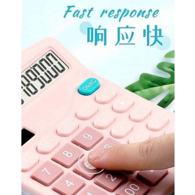 [FREESHIP] Máy Tính Cầm Tay Dexin DX 837B Dùng Pin Và Dùng Năng Lượng Mặt Trời