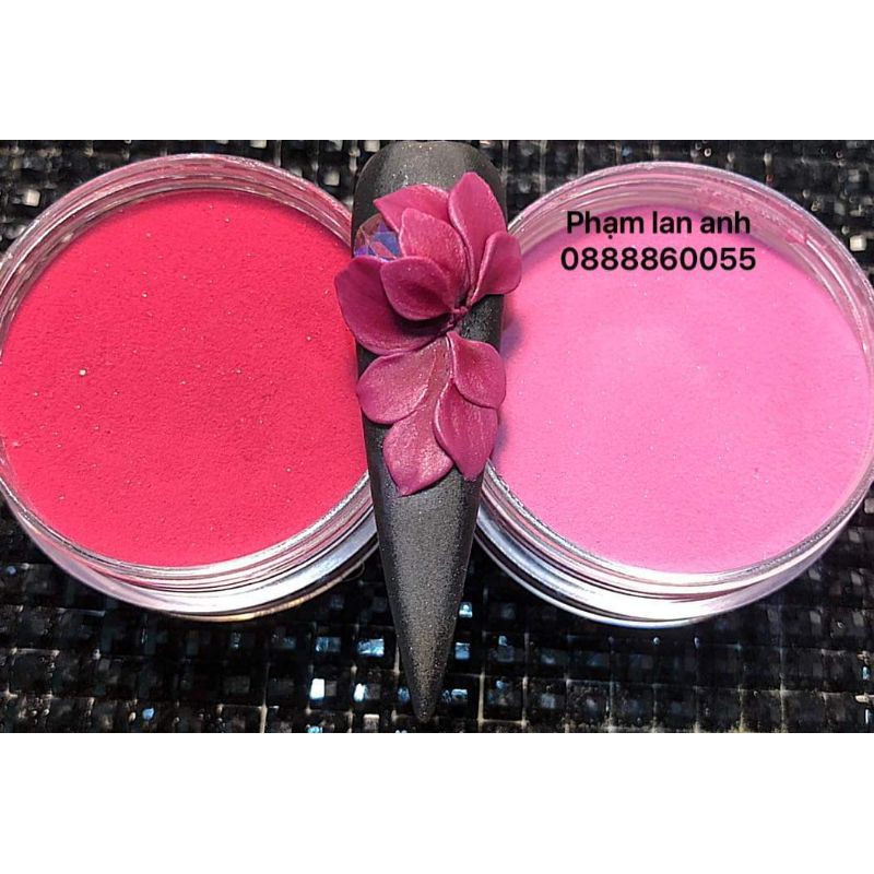 Bột Nail Set 12 hũ bột 10g chuyên đắp hoa bột nail.