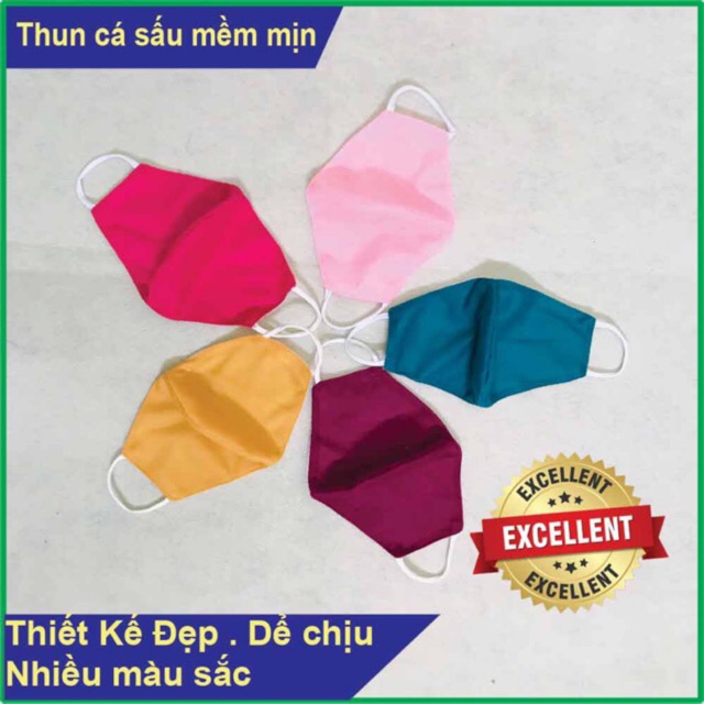 10 cái khẩu trang vải 2 lớp