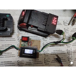 [DIY] NEW!!! Đế sạc pin Milwaukee M18 li-ion 18V có Led Vol dùng với adapter 21V