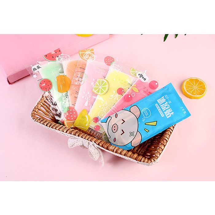 Miếng dán lạnh hạ nhiệt, chống nóng mùa hè, giảm đau răng, giảm sốt Diệu ngải đường