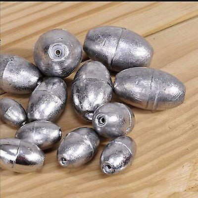 Bộ 50 cục chì hình olive dành cho câu cá ngoài trời