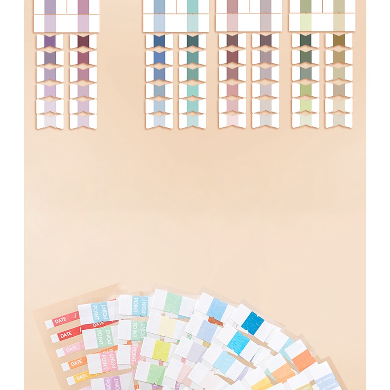 Sticker đánh dấu siêu dễ thương trang trí sổ tay, scrapbook, planner,... [ 088 ]