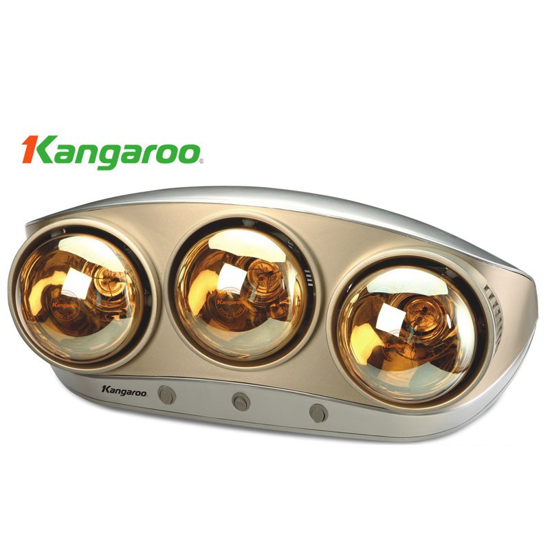 Đèn sưởi treo tường Kangaroo KG250 - Kích thước 550x270x280mm, trọng lượng 2.1kg, diện tích làm ấm 12m²