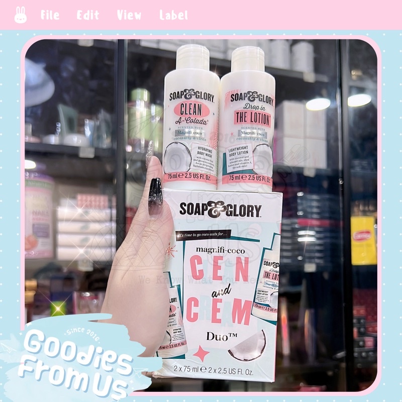 Set dưỡng da Soap and Glory Magnifi-Coco Clean & Cream Duo Gift SALE 50% !!