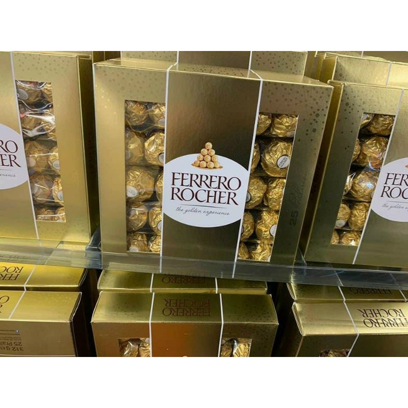 Socola rocher hộp giấy 312g/25 viên hàng Nga
