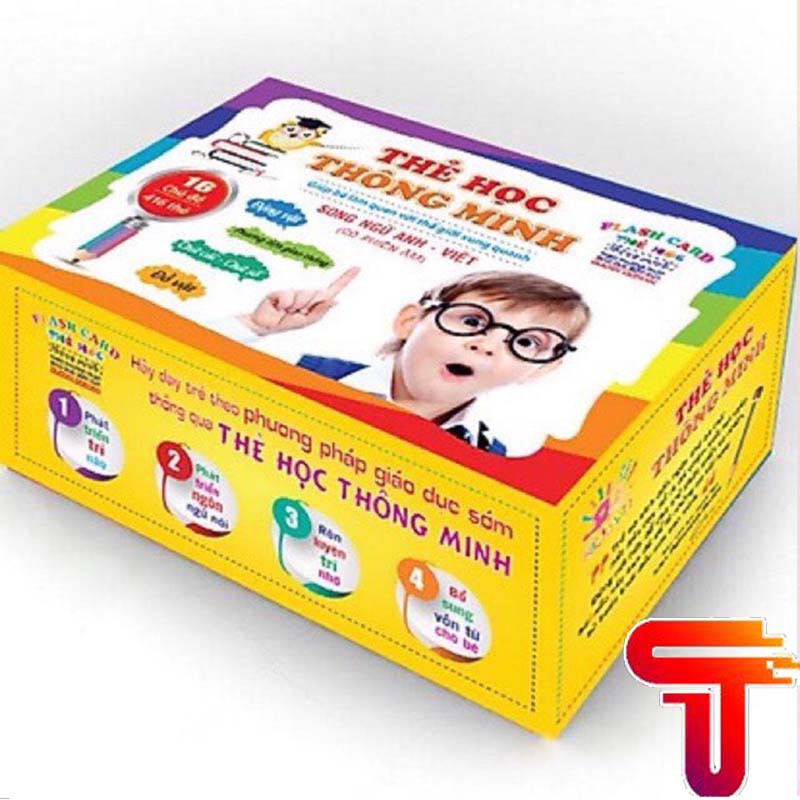 Bộ 416 Thẻ Học Thông Minh 16 Chủ Đề Có Hình Ảnh Minh Họa Và Phiên Âm Tiếng Anh TANOSA T3B4