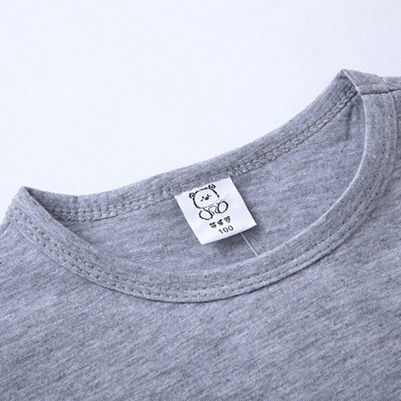 Áo thun cộc tay in hình dễ thương cho bé