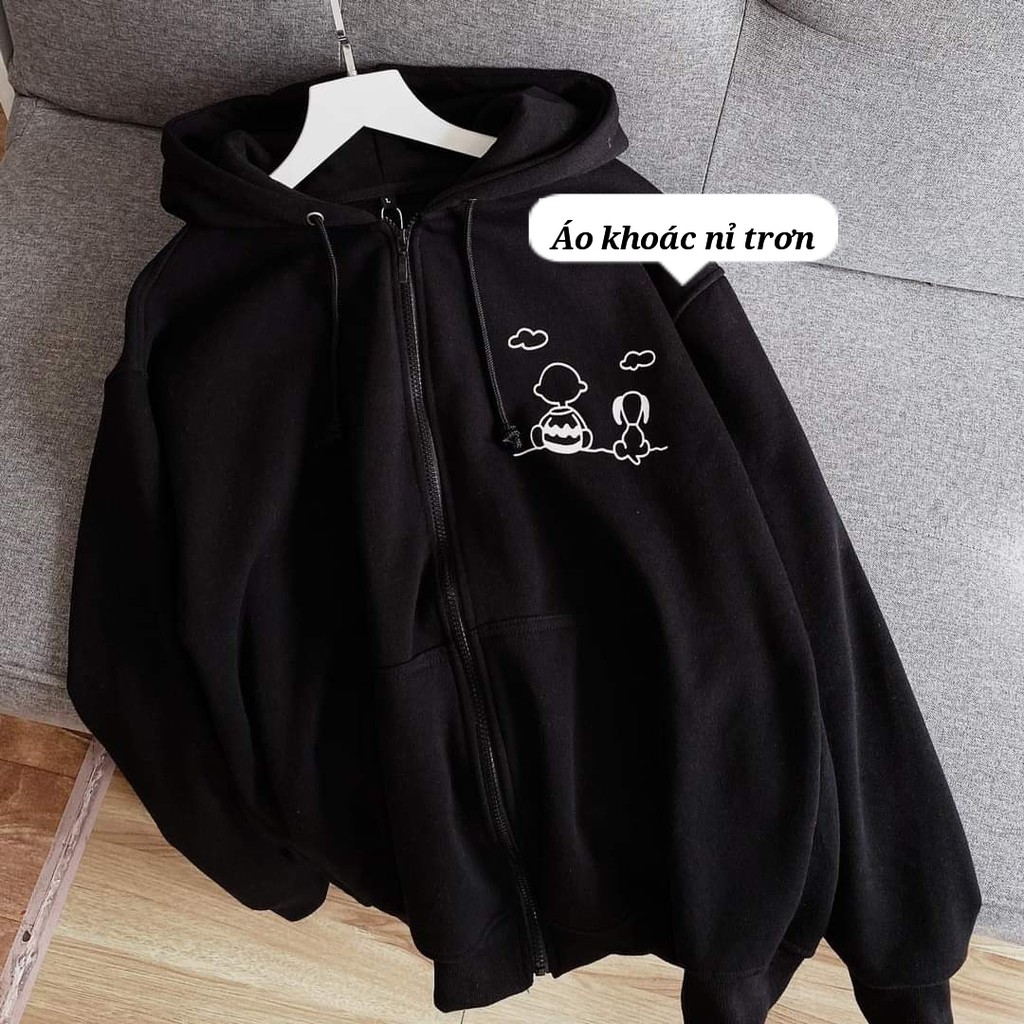 [Mã FAMAYWA2 giảm 10K đơn 50K] Áo Khoác Nỉ Ngoại In Chủ Tớ Free Size Cực Xinh Xắn | BigBuy360 - bigbuy360.vn