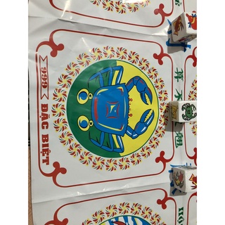 Bộ Hột Giấy Bầu Cua Tôm Cá