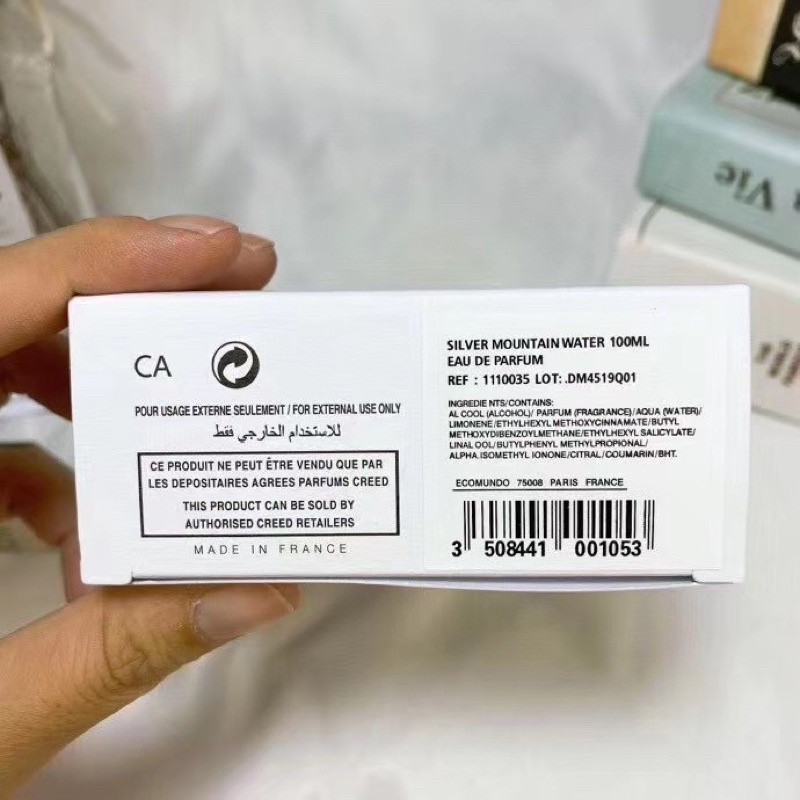 Nước hoa nam Creed Silver Mountain Water 120ml chính hãng thơm lâu - Nước hoa dubai - pháp