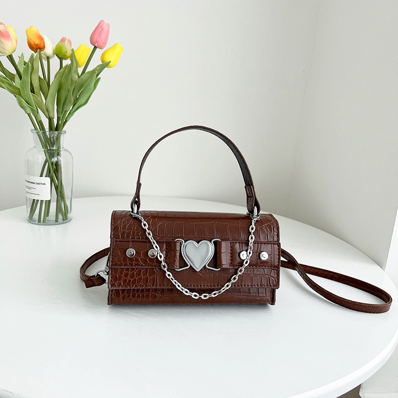 Túi Đeo Chéo Hình Vuông Nhỏ Màu Trơn Thời Trang Mùa Xuân 2022