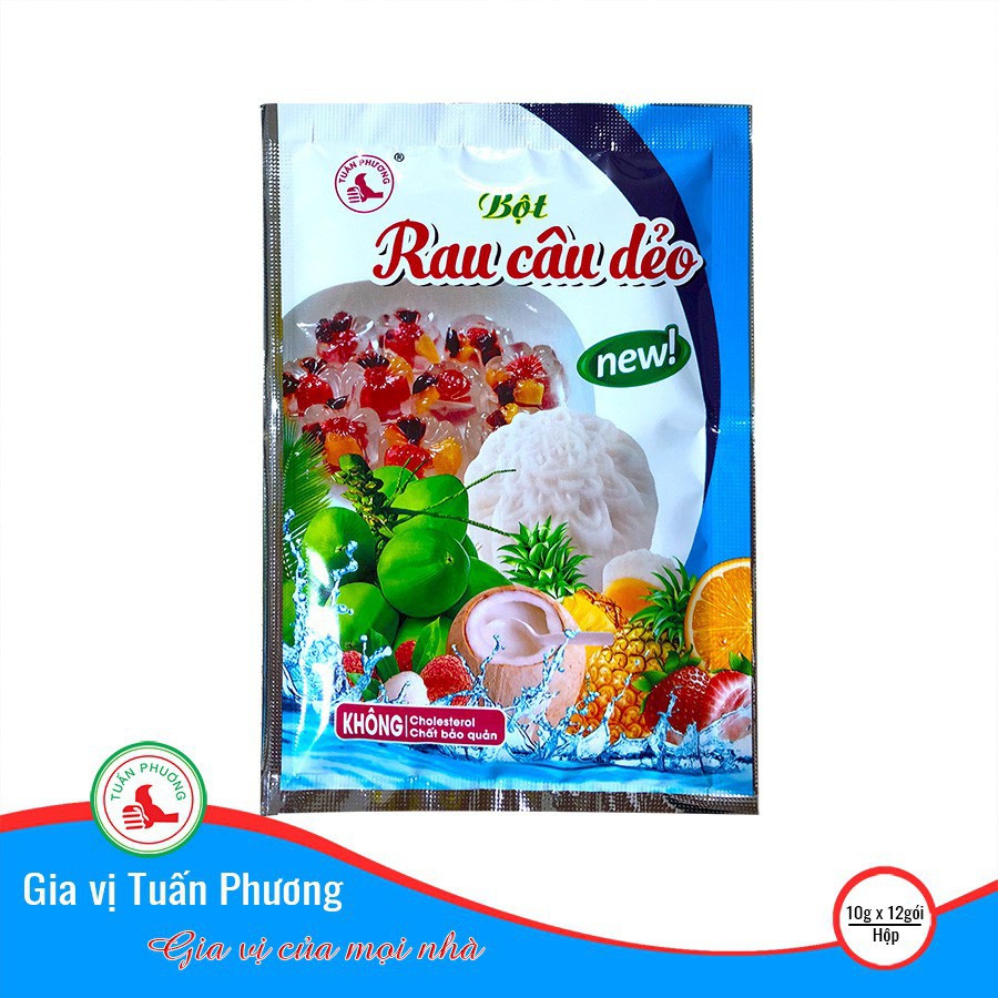 Bột rau câu con cá dẻo 1 gói 10g - Dùng làm các món thạch rau câu