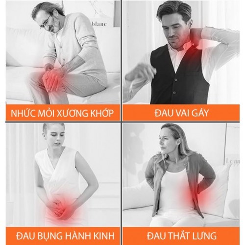 Túi chườm nóng muối biển trị đau bụng kinh MING ZHEN MZ-MR036 - CHÍNH HÃNG