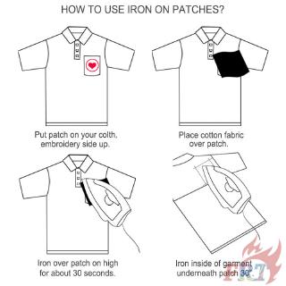 Sticker Ủi Thêu Hình Hoa Cúc