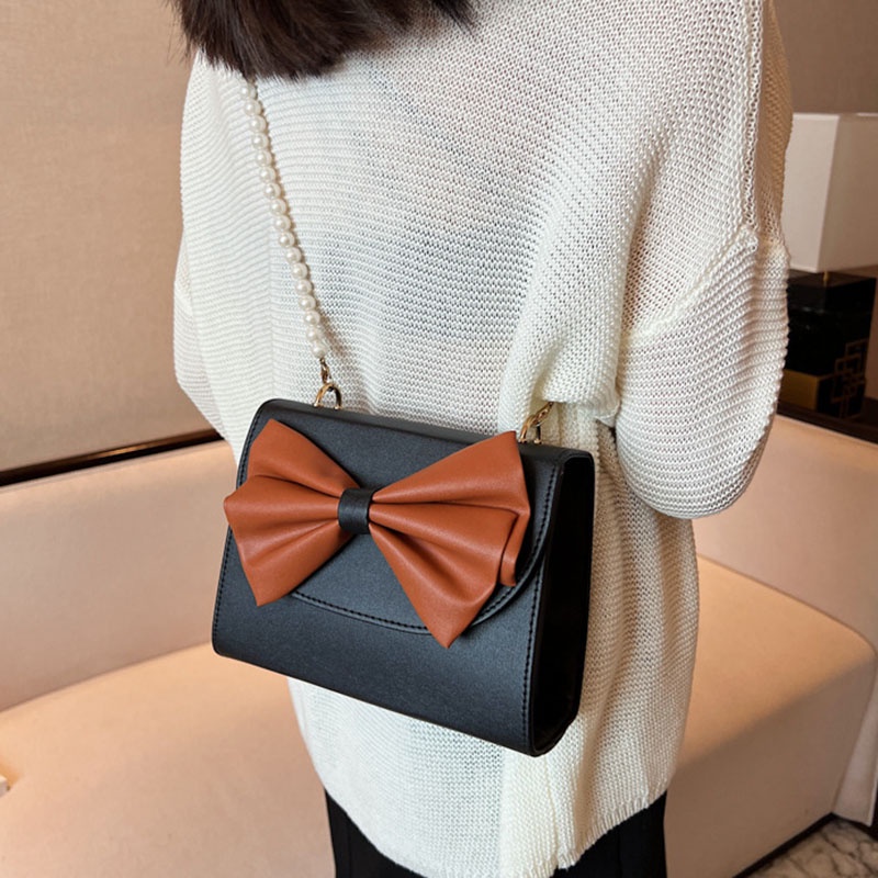 Túi xách IELGY đính nơ thời trang xinh xắn cho nữ