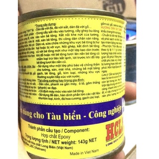 Keo EPOXY ab 611 dán đa năng, siêu dính, siêu cứng