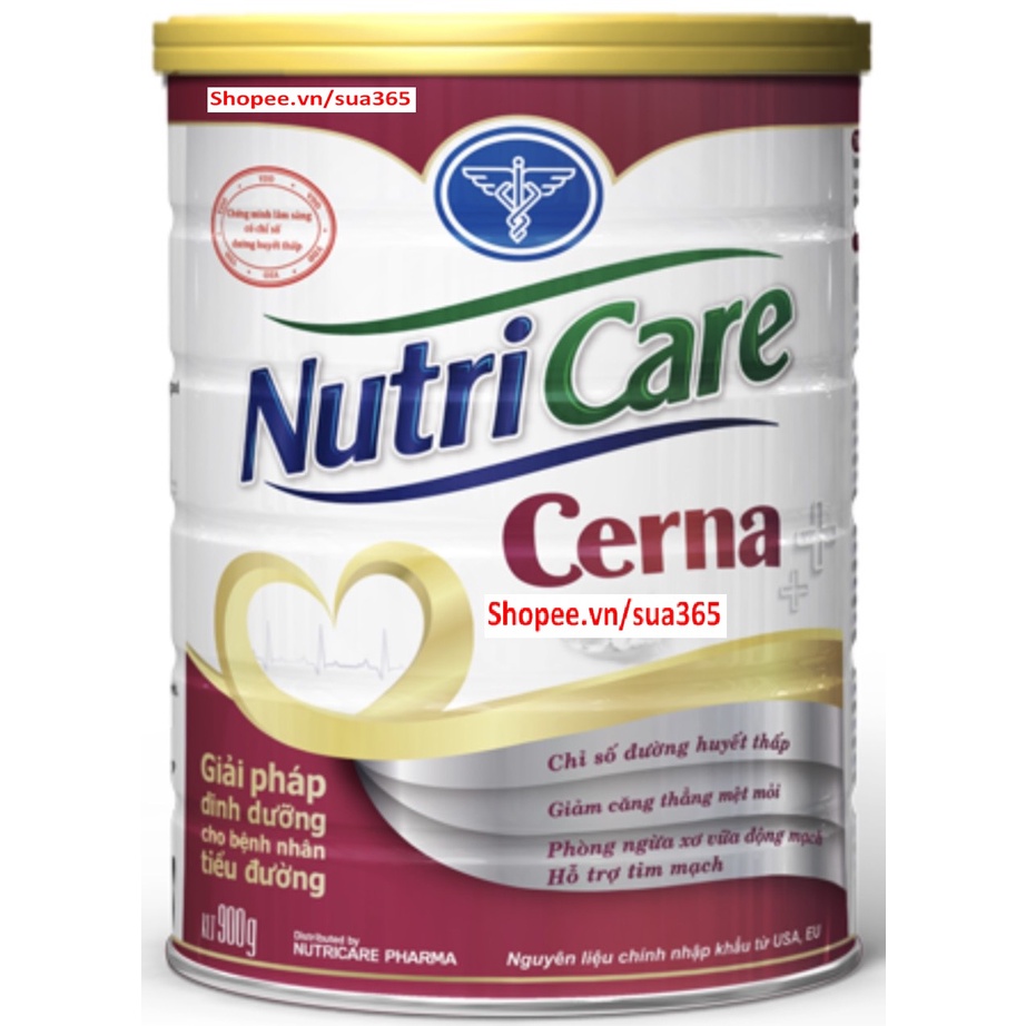 Sữa Nutricare Cerna ( Đủ loại: 900g và 400g ) - Sữa Tiểu Đường - Date Luôn Mới