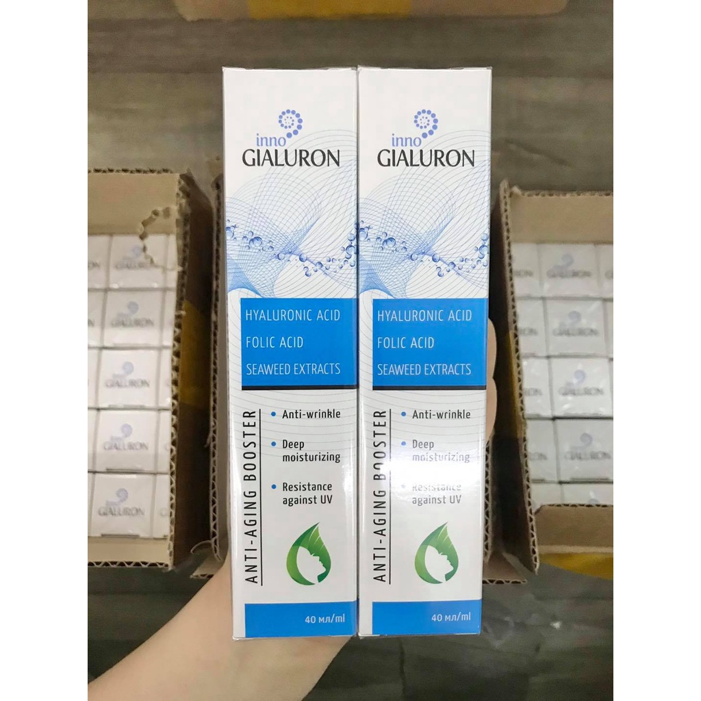 Huyết Thanh Inno Gialuron Xóa Nhăn Da Của Nga - Kem Giảm Nếp Nhăn Da Vết Chân Chim Chống Lão Hóa - 40ml