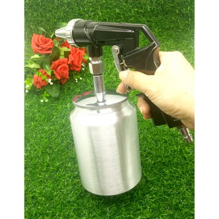 BỘ DỤNG CỤ PHUN DẶM -SÚNG PHUN CÁT  DẠNG BÌNH PHUN SƠN CẦM TAY - BINH 1000ML